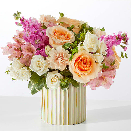 Paradise Bouquet with Ivory Vase –  Garden Of Eden Florist Inc, Coplay PA