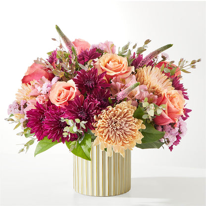 Berry Cobbler Bouquet with Ivory Vase –  Garden Of Eden Florist Inc, Coplay PA