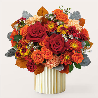 Merlot Bouquet with Ivory Vase –  Garden Of Eden Florist Inc, Coplay PA