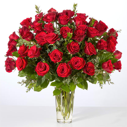 Forever Yours Fifty Stem Red Rose Bouquet –  Garden Of Eden Florist Inc, Coplay PA