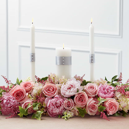 Worldwide Romance Unity Candle Arrangement –  Garden Of Eden Florist Inc, Coplay PA